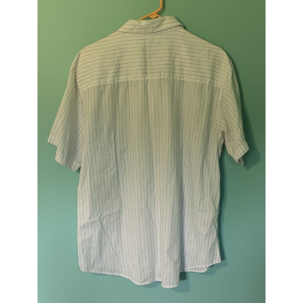 Michael Kors Machine Button Up Short Sleeve Shirt Size Large - Picture 7 of 9